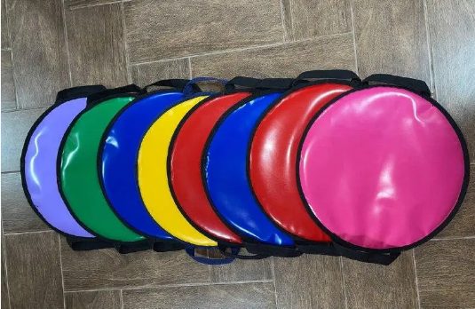 Санки-ледянка / Ледянка / Мягкая ледянка из ПВХ Цветная