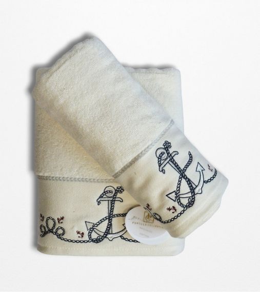 Подарочный набор полотенец Pupilla Pedro v3 Krem