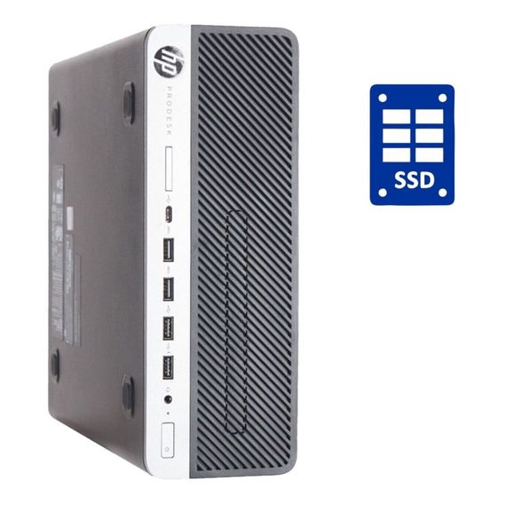 ПК HP ProDesk 600 G3 SFF / Intel Core i3-7100 (2 (4) ядра по 3.9 GHz) / 8 GB DDR4 / 256 GB SSD / Intel HD Graphics 630 б/в