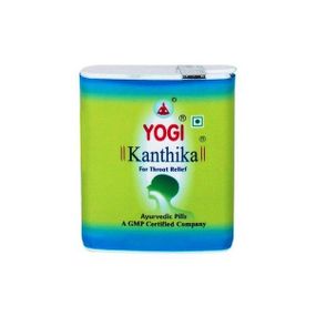 Yogi Kanthika, 140 кап,  при кашле, от боли в горле, просуде