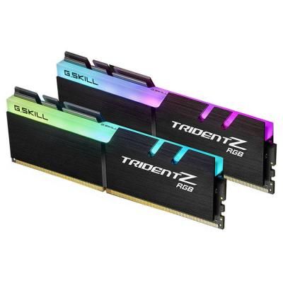 Модуль пам&#039;яті для комп&#039;ютера DDR4 32GB (2x16GB) 3200 MHz TridentZ RGB Black G.Skill (F4-3200C16D-32GTZR) | Зображення 1