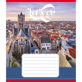 Тетрадь ученическая "Гоу" 036-580075L-5 в линию, 36 листов