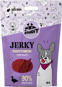 Ласощі з качки для собак Mr. Bandit Jerky, 80 гр