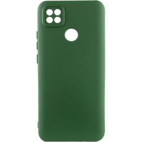 Чехол Silicone Cover Lakshmi Full Camera (A) для Xiaomi Redmi 9C Full camera, Зеленый / Dark Green