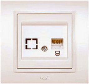 Розетка компьютерная ZENA 500010300229