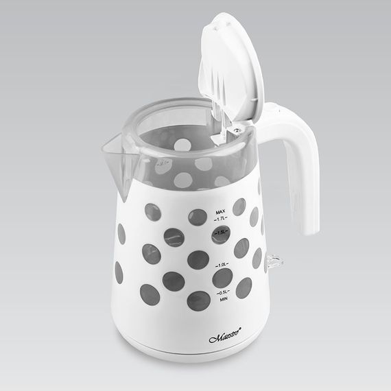 Електрочайник Maestro MR-045-White 1.7 л білий | Зображення 1