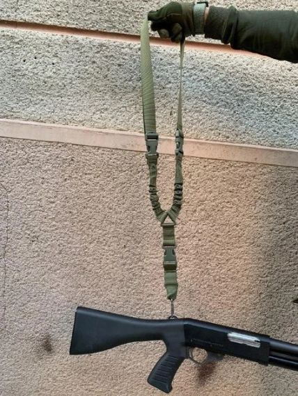 Військовий ремінь 1 точка Оліва, Тактичний військовий ремінь одноточковий для АК   знижка | Зображення 4