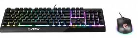 Комплект проводной клавиатуры и мышь MSI Vigor GK30 Combo Plunger Switches USB Black,