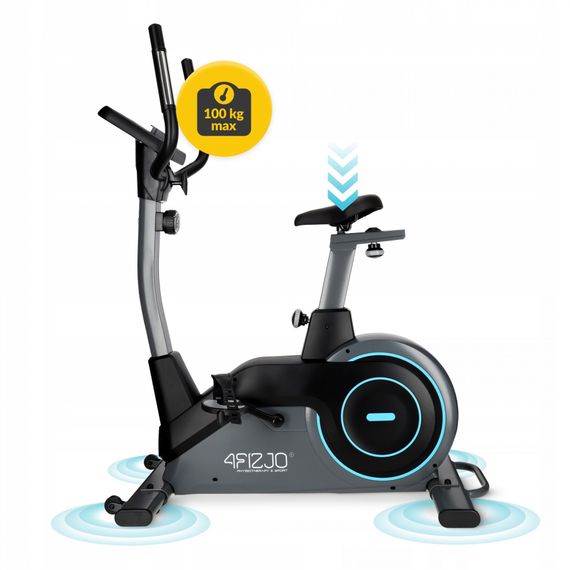 Велотренажер магнітний 4FIZJO Pro+ TBIKE05 Black/Blue (P-5905973401630) | Зображення 3