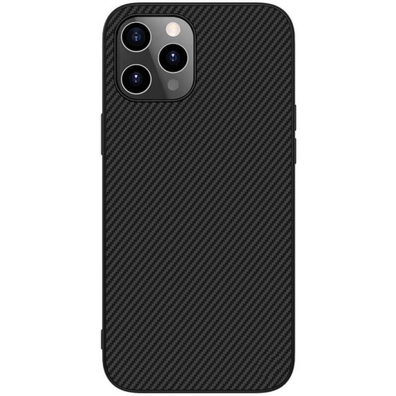 Карбонова накладка Nillkin Synthetic Fiber series для Apple iPhone 12 Pro/12 (6.1")