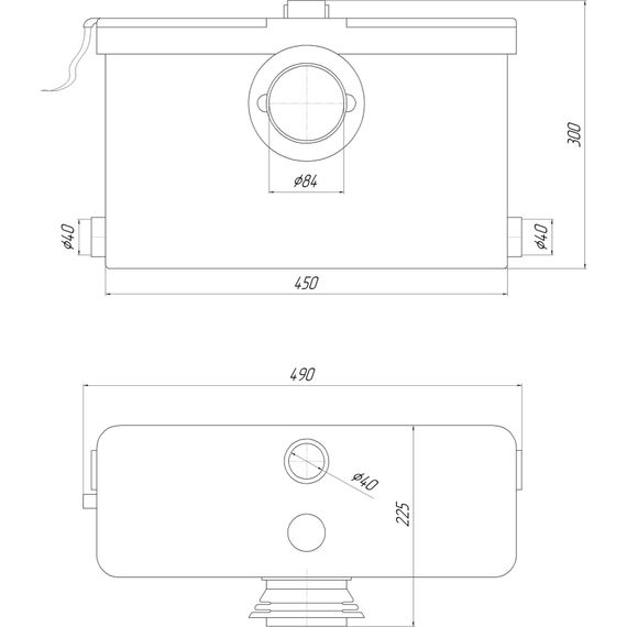 Каналізаційна установка VOLKS pumpe WC500-1 (18980) | Зображення 5