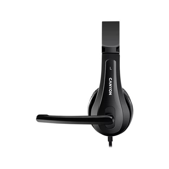 Навушники Canyon CHSU-1 USB Black (CNS-CHSU1B) | Зображення 1