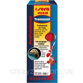 Ліки для риб проти черв'яків Sera Med Professional Tremazol на 375 - 500 л 25 мл 21906