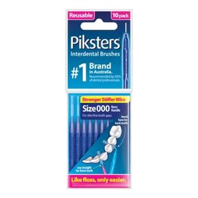 Міжзубні йоржики Piksters, № 000 (діаметр 0.55) темно сині, 10 шт