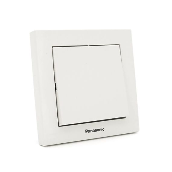 Выключатель Panasonic Karre Plus 55 одноклавишный, белый