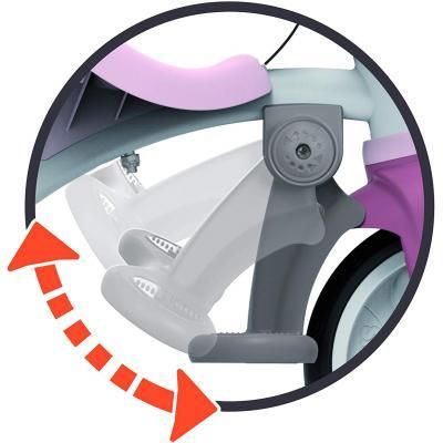 Детский велосипед Smoby Be Move Комфорт 3 в 1 розовый (740415) | Зображення 9