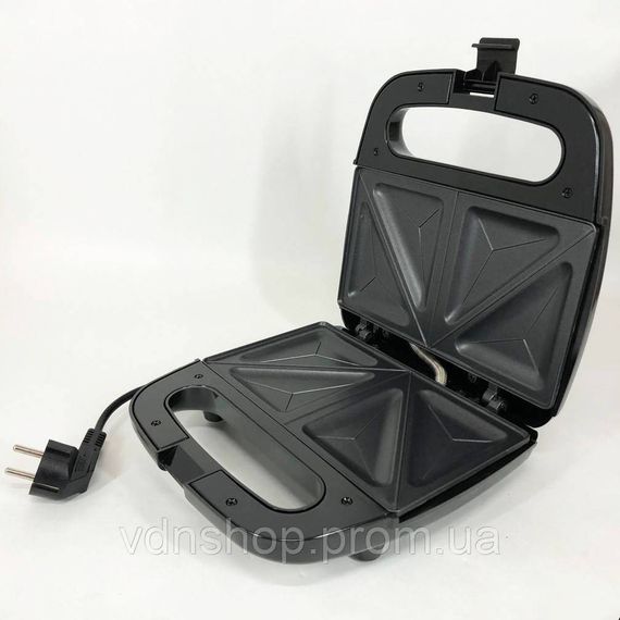 Електрична сендвічниця-бутербродниця DOMOTEC, Бутербродниця мультимейкер, Ребриста бутербродниця XZ-77 | Зображення 7