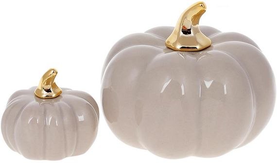 Декоративна статуетка Pumpkin фарфору 10.5 см. | Зображення 1
