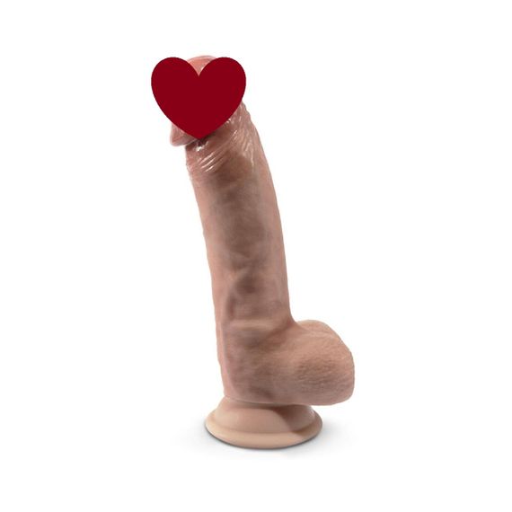 Фаллоимитатор SilexD Vetus Premium Real Skin Flesh (8in MODEL 1), ультрареалистик, диаметр 4,1 см Sex Aura