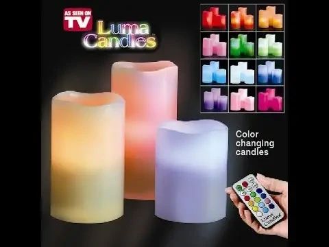 Світлодіодні LED свічки Luma Candles з пультом | Зображення 1
