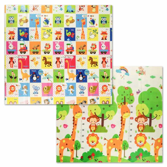Развивающий термоковрик детский 180х200х0.8см "Ростомер | Животные с словами" (266) SW-00000893 | Зображення 9