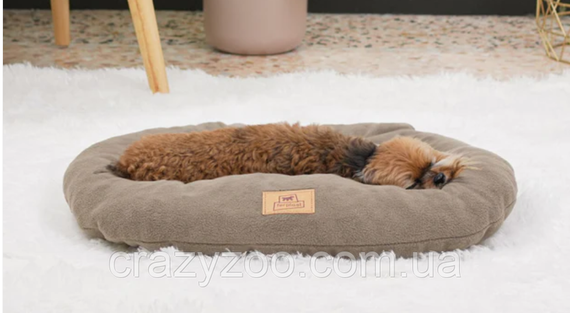 Подушка для собак и котов Ferplast Relax Microfleece 55/4 коричневая 55x36 см 83305521 | Зображення 2