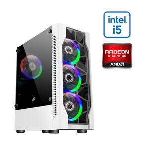 Ігровий ПК FORSAGE F4-3R1 Color LED Tower / Intel Core i5-10400F (6 (12) ядер по 2,9 - 4,3 ГГц) / 8 ГБ DDR4 / 480 ГБ SSD / Sapphire Radeon RX 570 Nitro+, 8 ГБ GDDR5, 256-біт