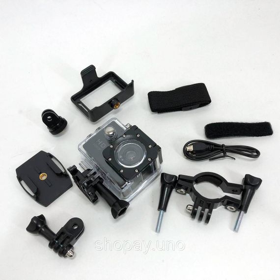 Камера DVR SPORT A7, Камера gopro водонепроникна, Камера гоупро, Камера на голову налобна | Зображення 3