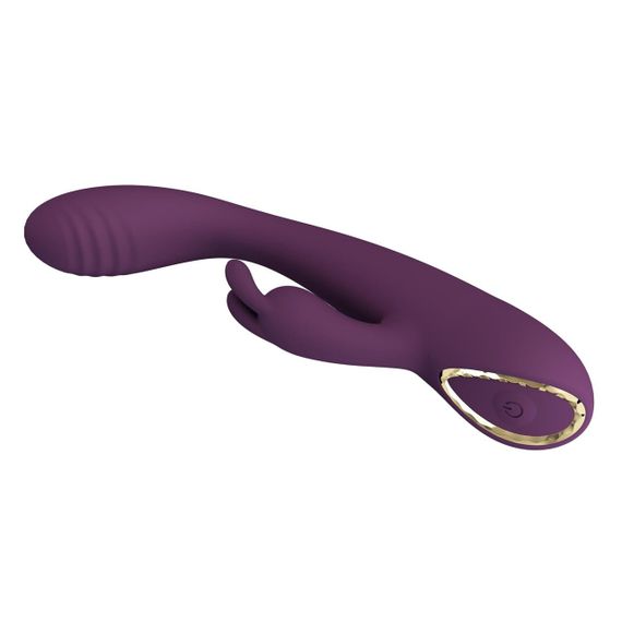 Вібратор - Pretty Love Emma Powerful Silicone Rabbit Vibrator Sex Aura | Зображення 5