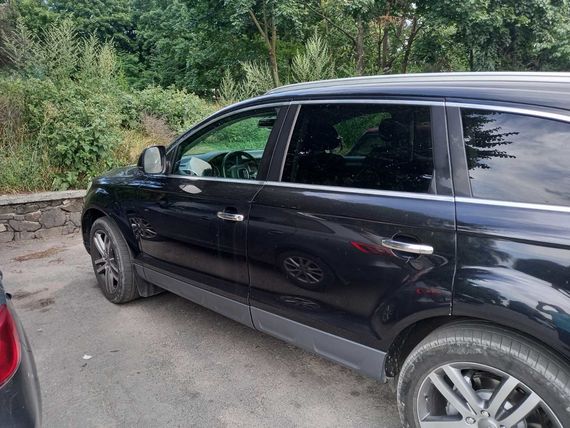 Накладки на ручки (4 шт., Нерж.) Італійська нержавійка, з чіпом для Ауди Q7 2005-2015 рр | Зображення 2