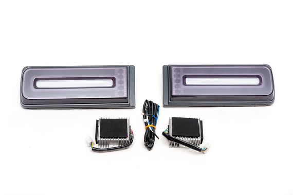 Задні ліхтарі W464-style Black для Mercedes G сlass W463 1990-2018рр. | Зображення 1