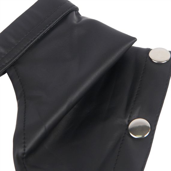 Боди-портупея мужская Star Night с ограничителями и молнией, черная, M sexstyle | Зображення 5