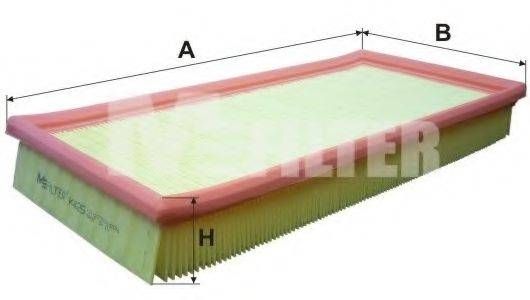 Фільтр повітряний MITSUBISHI Carisma (вир-во M-filter) MFILTER K425 на MITSUBISHI CARISMA (DA_)
