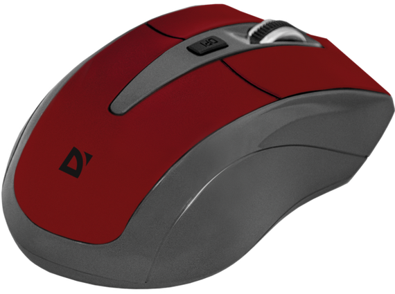 Мишка Defender Accura MM-965 Red (52966) | Зображення 1