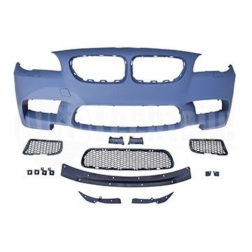 Бампер передний BMW 5 F10 09-17 (с PDC и Фароомыв., без Отв. Камеры) -M5-), AutoTechteile, 711 5104, 703 5124