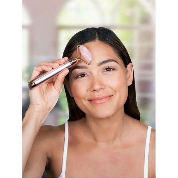Массажер Flawless Facial Massager Roller роликовый от темных кругов для лица с 2 насадками | Зображення 4