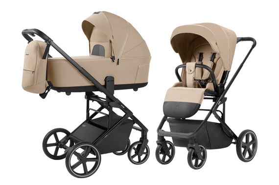 Коляска універсальна CRL-6522 "Alfa" Natural Beige 2в1 CARRELLO