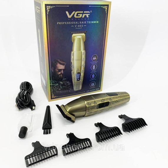 Машинка для стрижки аккумуляторная с насадками, Перезаряжаемый набор для стрижки волос MB-69 | Зображення 3