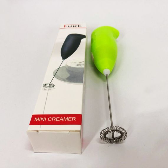 Міксер для вершків-капучинатор FUKE Mini Creamer для збивання молока, вершків. Колір: зелений | Зображення 4