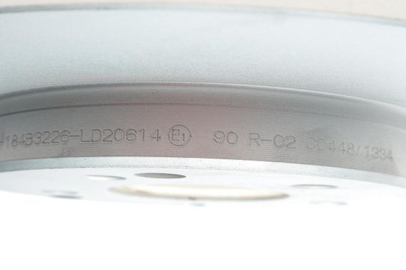 Диск гальмівний передній Mercedes Benz C-class W202 W203 CL203 S202 S203 96-07 E W210 S210 95-03 288x25  23-0701C | Зображення 2