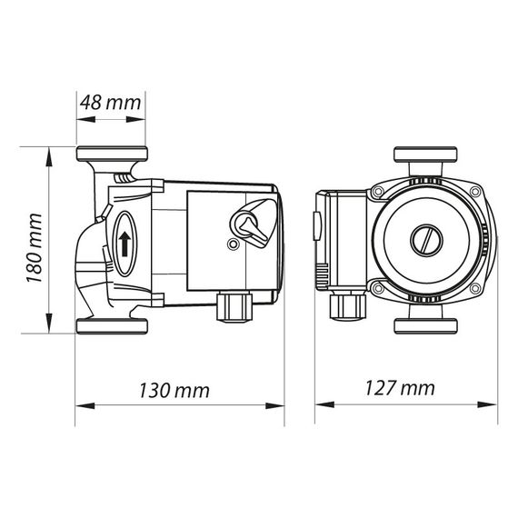Насос циркуляційний відцентр. Koer KP.GRS-25/4-130 (KP0250) | Зображення 5