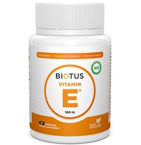 Витамин E Biotus Vitamin Е 100 МЕ 60 Caps BIO-530579