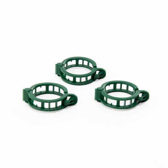 Затискачі для кріплення рослин Bradas 22 мм, 100 штук (TYK022GR/100)