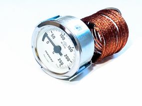 Термометр капиллярный D 60мм/250°С/L-200 см. PAKKENS Турция