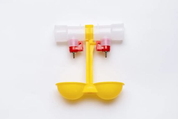 Ніпельная поїлка для птиці C21 з подвійною чашею