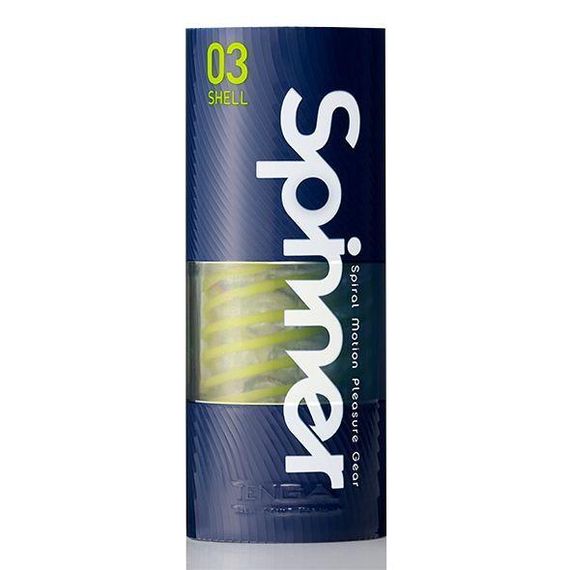 Мастурбатор Tenga Spinner 03 Shell с упругой стимулирующей спиралью внутри Sex Aura | Зображення 3