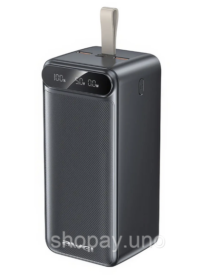 Внешний аккумулятор Power Bank на 100 000 мАч с дисплеем и фонариком AWEI P101K 22.5W ∙ Power Bank P101K с дисплеем и LED-лампой