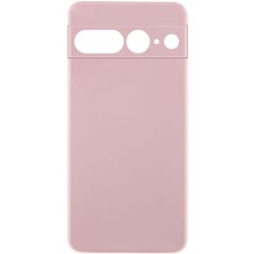 Чохол TPU GETMAN Liquid Silk Full Camera для Google Pixel 7 Pro Рожевий / Pink Sand