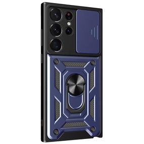 Чохол Ummi Camshield Serge Ring для Samsung Galaxy S21 Ultra Синій