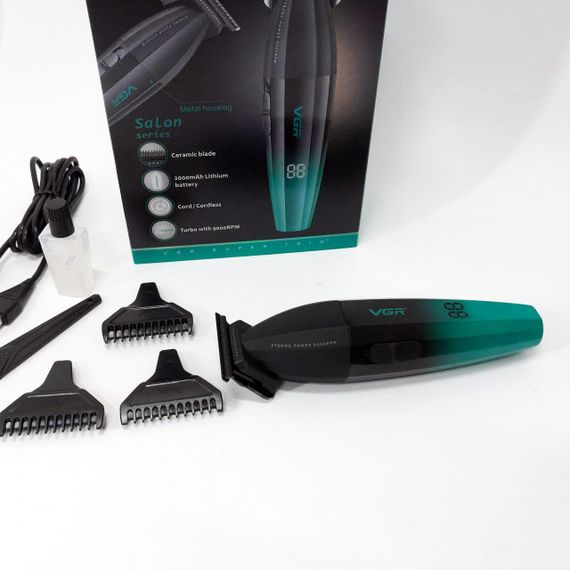 Профессиональная машинка для стрижки волос головы, Триммер для волос портативный, Триммер беспроводной QB-30 | Зображення 2